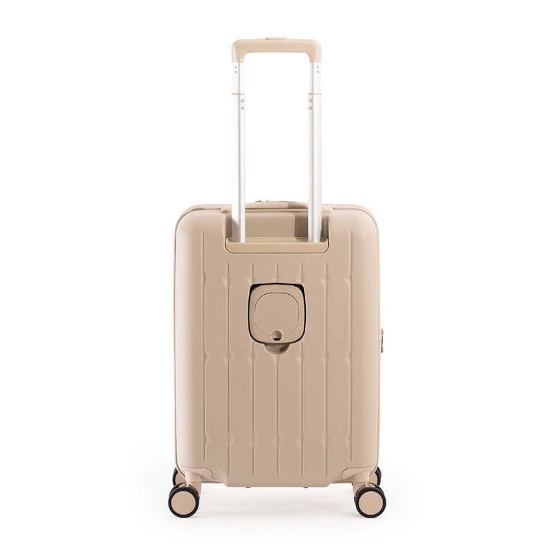 A.L.I　スーツケース ジッパータイプ 宿泊目安：1〜3日間 37L ドリンクホルダー付き ダブルキャスター ラテ　ALI-6030SD-18W A.L.I スーツケース ジッパータイプ 宿泊目安：1～3日間 37L ドリンク