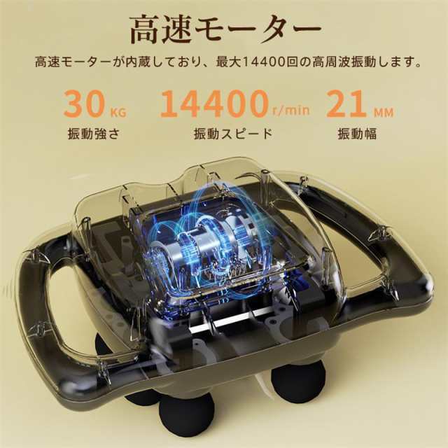 筋膜リリース マッサージ器 16個ヘッド 99段階強さ調節 赤色LED機能 10分タイマー リラックス 腰 足 背中 肩 首 全身 両手 強力 肩こり121 筋膜リリース マッサージ器 16個ヘッド 99段階強さ調節 赤色LED機能 10分タイマー リラックス 腰 足 背中 肩 首 全身 両手 強力 肩こり121