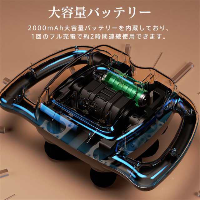 筋膜リリース マッサージ器 16個ヘッド 99段階強さ調節 赤色LED機能 10分タイマー リラックス 腰 足 背中 肩 首 全身 両手 強力 肩こり121 筋膜リリース マッサージ器 16個ヘッド 99段階強さ調節 赤色LED機能 10分タイマー リラックス 腰 足 背中 肩 首 全身 両手 強力 肩こり121