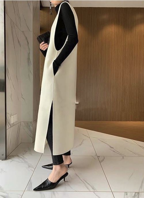 ワンピース ノースリーブ 秋冬 きれいめ ロング ニット ワンピ ロング丈 マキシ丈 深 Vネック 細身 ストレート Iライン スリット サイドスリット ポケット 色展開 XS S M L 小さいサイ ワンピース ノースリーブ 秋冬 きれいめ ロング ニット ワンピ ロング丈 マキシ丈 深 Vネック 細身 ストレート Iライン スリット サイドスリット ポケット 色展開 XS S M L 小さいサイ