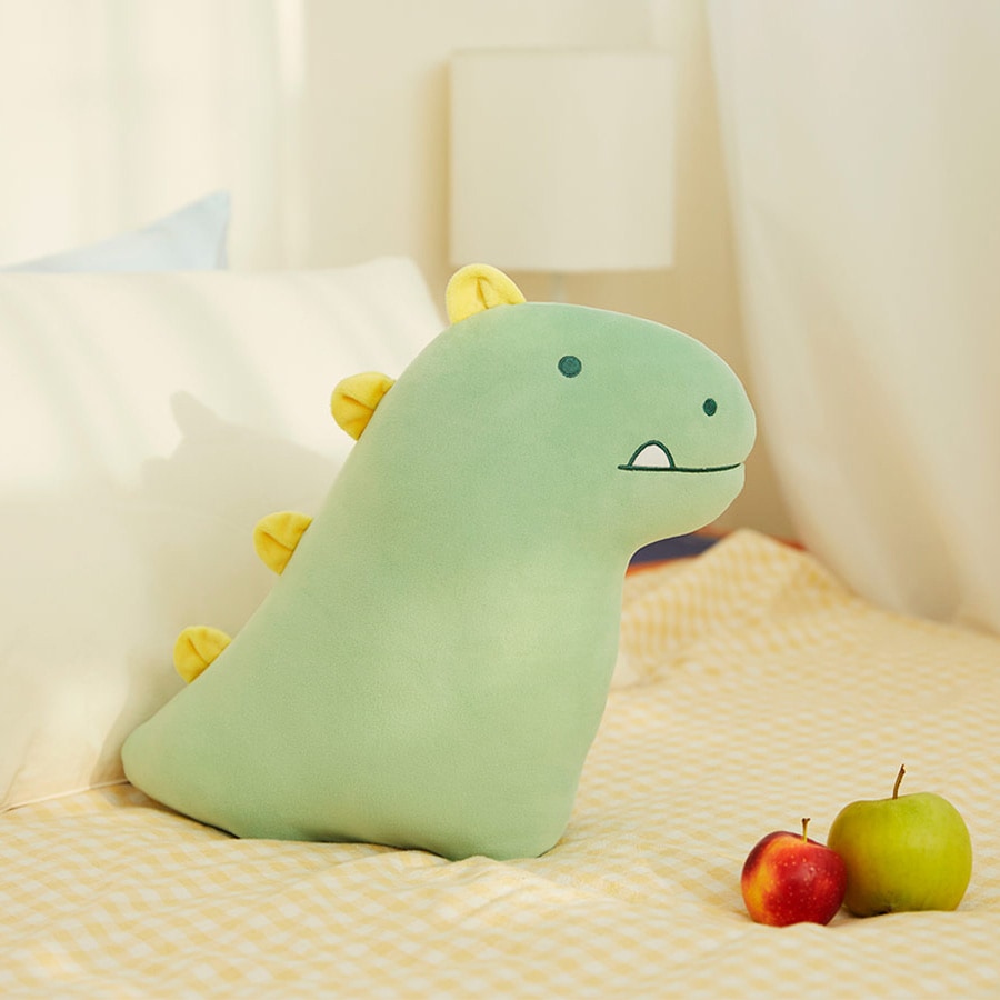 カカオフレンズ ジョルディ 恐竜 ぬいぐるみ 抱きまくら JORDY Qoo10] カカオフレンズ $[公式] Dinosaur Jordy