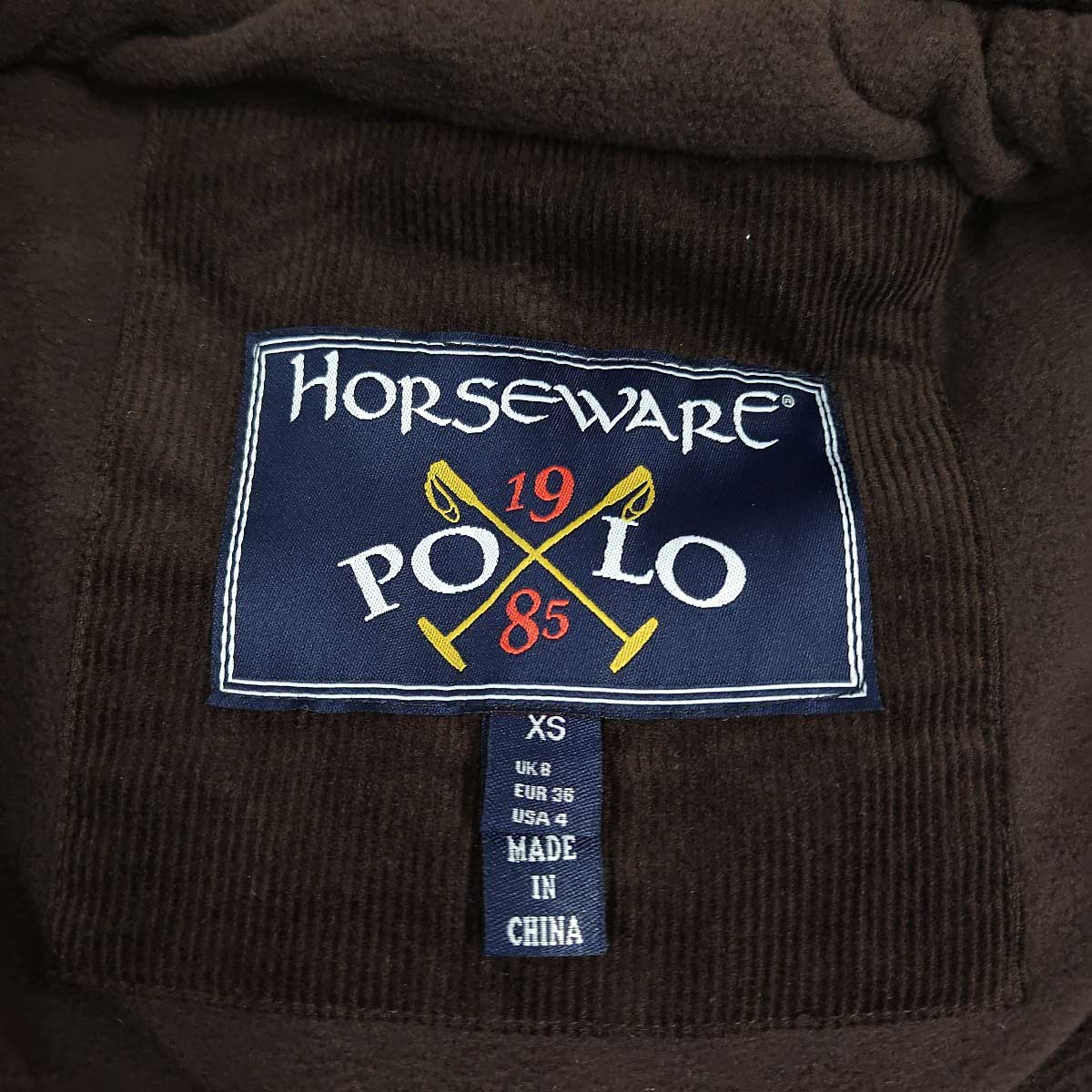 【中古・未使用品】HV HORSEWARE POLO heritage gilet ベスト XS ベージュ x ブラウン レディース 乗馬 中古・未使用品】HV HORSEWARE POLO heritage gilet ベスト XS