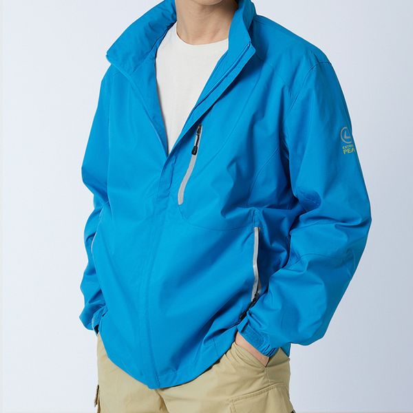 (TOPBOY) ユニセックスフード付き軽量ウインドブレーカージャケット (LD018)