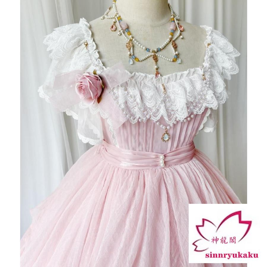 夏/新発/数量限定/Lolita系　ワンピース　jsk　OP　日常　写真　舞台　変装/ロリータ トップス 萌え レディース ゴスロリ ロリータファッション　変装　ト