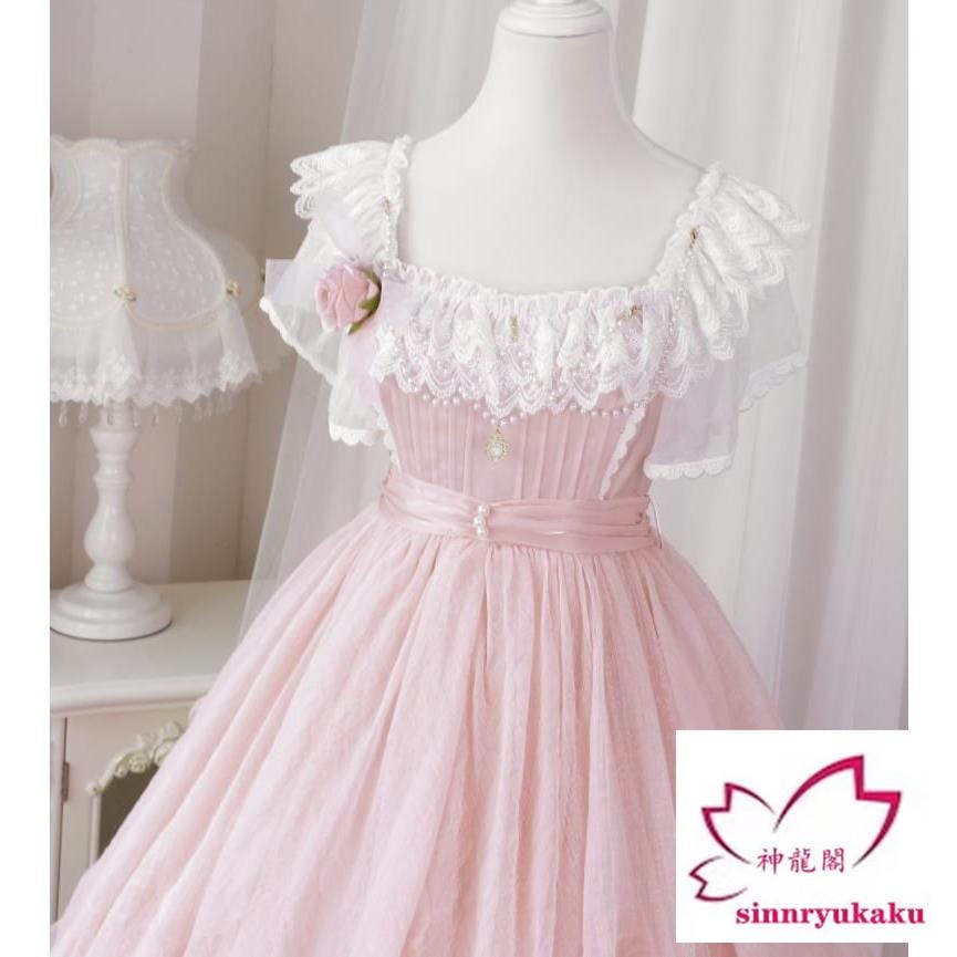 夏/新発/数量限定/Lolita系　ワンピース　jsk　OP　日常　写真　舞台　変装/ロリータ トップス 萌え レディース ゴスロリ ロリータファッション　変装　ト