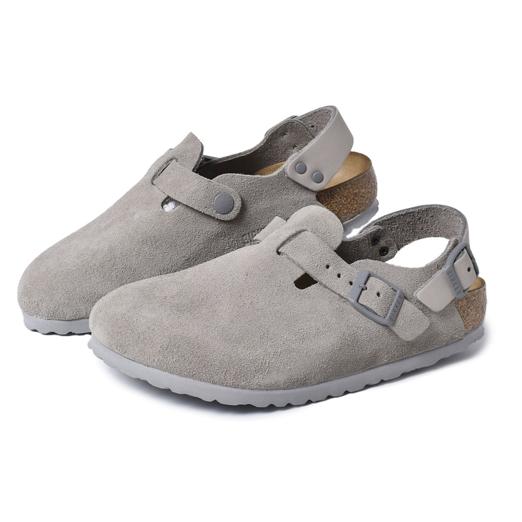 BIRKENSTOCK ビルケンシュトック トキオ スエード TOKIO 2 SUEDE ( NARROW FIT ) Stone Coin レディース サンダル ボストン 1028329