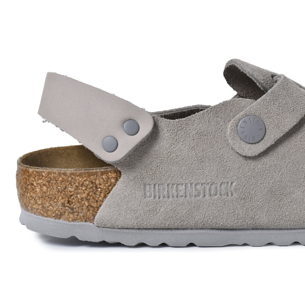 BIRKENSTOCK ビルケンシュトック トキオ スエード TOKIO 2 SUEDE ( NARROW FIT ) Stone Coin レディース サンダル ボストン 1028329