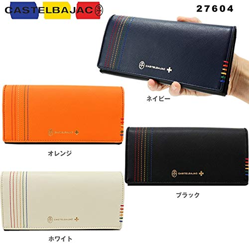 カステルバジャック 長財布 ロングウォレット シェスト 牛革 メンズ レディース 27604 (ブラック)