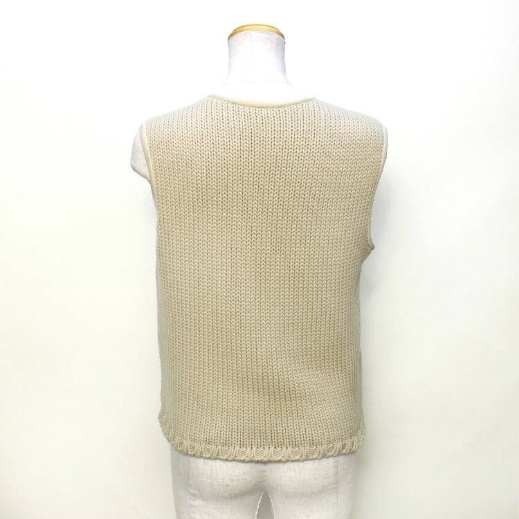 ムートン Wフェイス ファー ベスト ニット 切り替え GIOMORETTI クリーム 送料無料 レディース ギフト プレゼント ムートン Wフェイス ファー ベスト ニット 切り替え GIOMORETTI クリーム 送料無料 レディース ギフト プレゼント