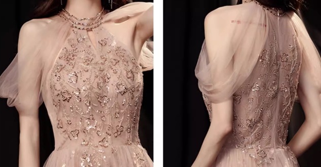 レディース ドレス イブニングドレス パーティードレス ロング マキシ 袖なし ノースリーブ ホルターネック スリム 細身 レース ファスナー ビーズ 大人可愛い きれいめ 上品 おしゃれ エレガント