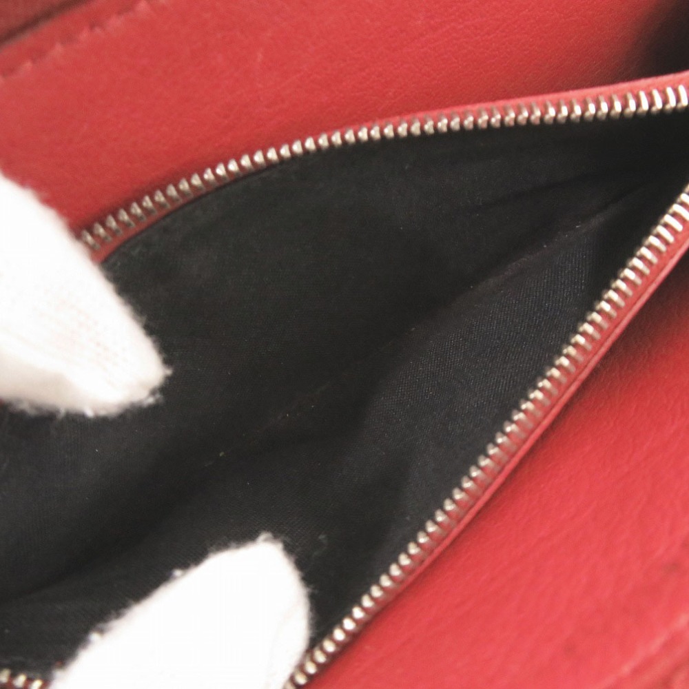 美品 371661 長財布 カーフ/カーフレザー レッド 1553【中古】 レディース 美品 371661 長財布 カーフ/カーフレザー レッド 1553【中古】 レディース