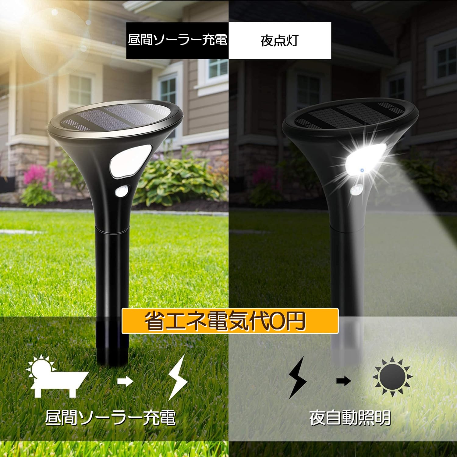 E-FINDS ソーラーライト 屋外 おしゃれ ガーデンライト LED ライト デッキライト 防犯ライト 自動点灯 スポットライト イルミネーション 電気代ゼロ 照明 (4個入り 昼光色) E-FINDS ソーラーライト 屋外 おしゃれ ガーデンライト LED ライト デッキライト 防犯ライト 自動点灯 スポットライト イルミネーション 電気代ゼロ 照明 (4個入り 昼光色)