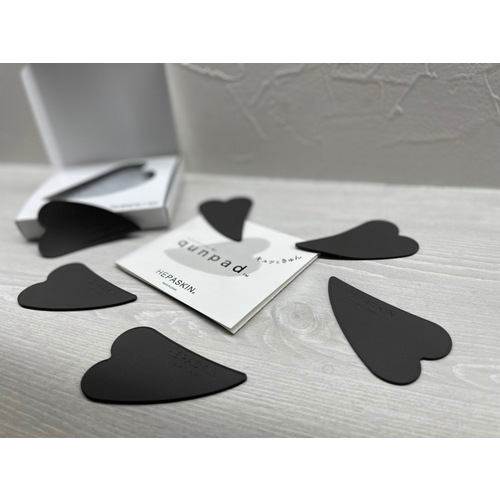 qunpad キュンパッド 6枚入 貼る美顔器 テラヘルツ シワ たるみ まぶた マイナスイオン ほうれい線