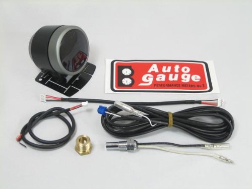 オートゲージ(AUTOGAUGE) SM52水温計 ブラックフェイスホワイトLED ワーニング機能付 オートゲージ(AUTOGAUGE) SM52水温計 ブラックフェイスホワイトLED ワーニング機能付