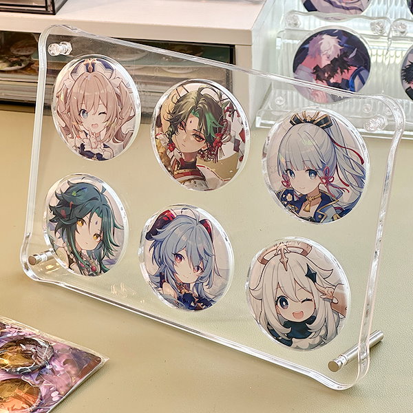Qoo10] 缶バッチ缶バッジ 収納初音ミクバーチディ