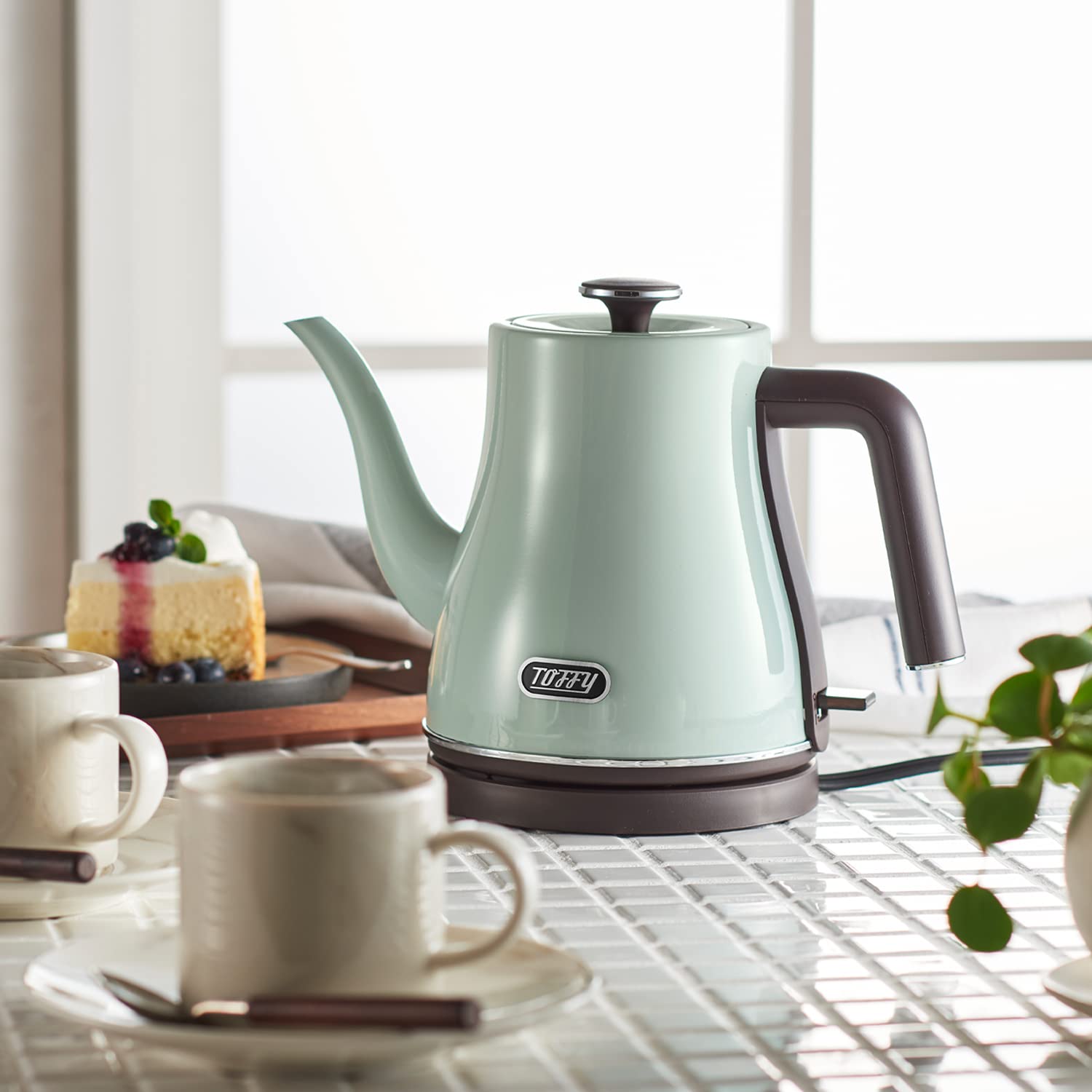 【Toffy/トフィー】 エレクトリックケトル K-KT4 (ペールアクア) 高速沸騰 0.8L 空焚き防止 レトロ かわいい おしゃれ K-KT4-PA 【Toffy/トフィー】 エレクトリックケトル K-KT4 (ペールアクア) 高速沸騰 0.8L 空焚き防止 レトロ かわいい おしゃれ K-KT4-PA