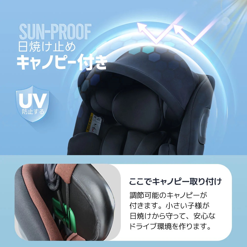 【国内発送M】1844【トップテザー】チャイルドシート 新生児 ISOFIX 0歳~12歳 360度回転式 40~150cm ジュニアシート 調節可能 洗える キャノピー付き ベビーシート ドリンクホ 【国内発送M】1844【トップテザー】チャイルドシート 新生児 ISOFIX 0歳~12歳 360度回転式 40~150cm ジュニアシート 調節可能 洗える キャノピー付き ベビーシート ドリンクホ