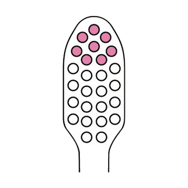 （まとめ）エビス メディフィット ハブラシ かため B-189 1セット（12本） [x3セット]