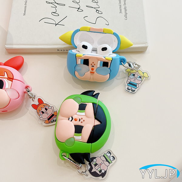 Qoo10] パワーパフガールズ airpods4ケー
