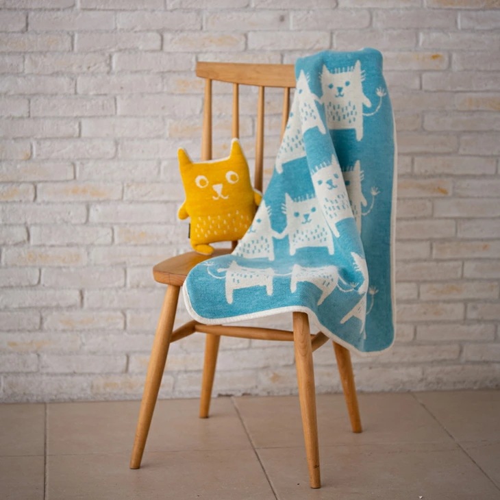 KLIPPAN (クリッパン) ボブキャット(ターコイズ) シュニールコットン