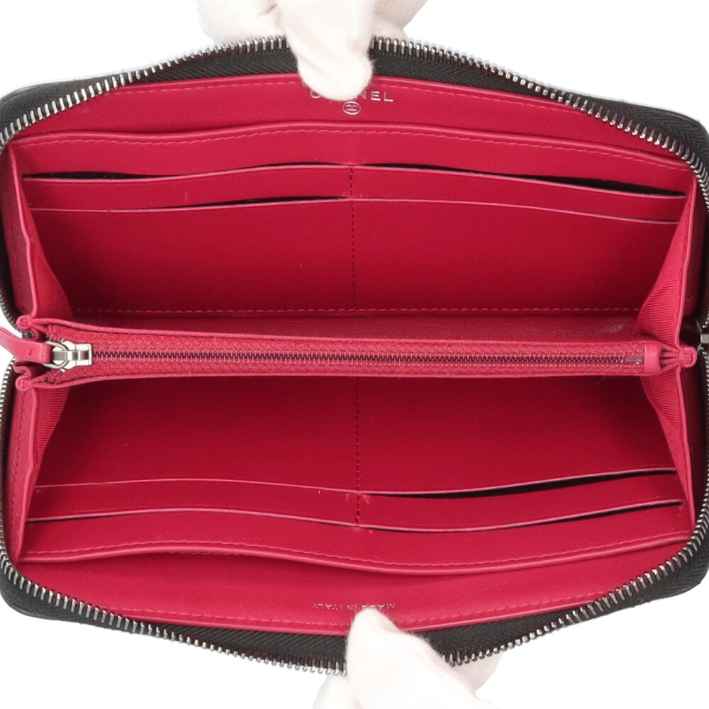 シャネル ガブリエルドゥ ロングジップウォレット 長財布 レザー A84388 CHANEL 中古 シャネル ガブリエルドゥ ロングジップウォレット 長財布 レザー A84388 CHANEL 中古