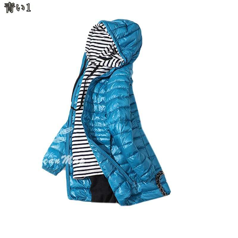 ダウンコート レディース 軽量 ショート丈フード付きダウンコート レディースダウン 春秋冬 ウルトラダウンパーカー 大きいサイズ ウルトラダウンパーカー ロング丈 フード付き 美シルエット 無地 シン