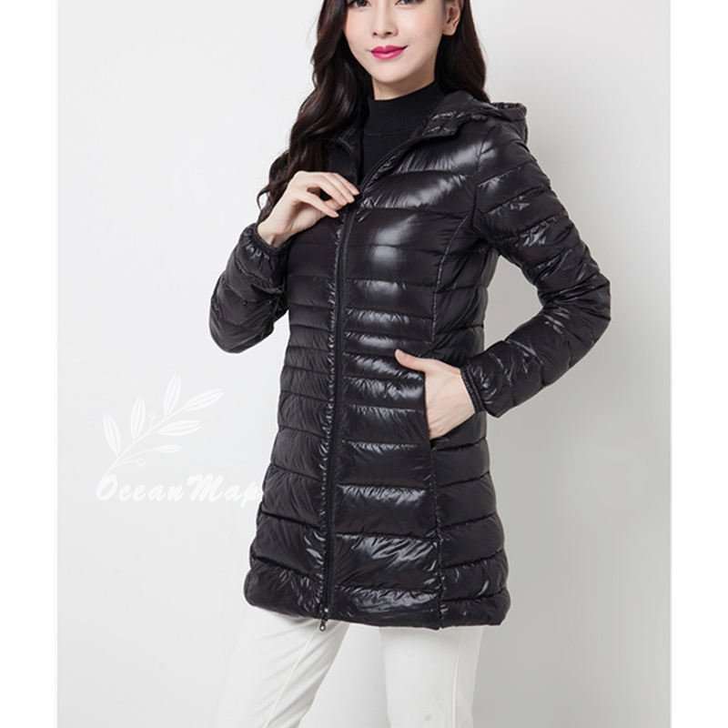 ダウンコート レディース 軽量 ショート丈フード付きダウンコート レディースダウン 春秋冬 ウルトラダウンパーカー 大きいサイズ ウルトラダウンパーカー ロング丈 フード付き 美シルエット 無地 シン