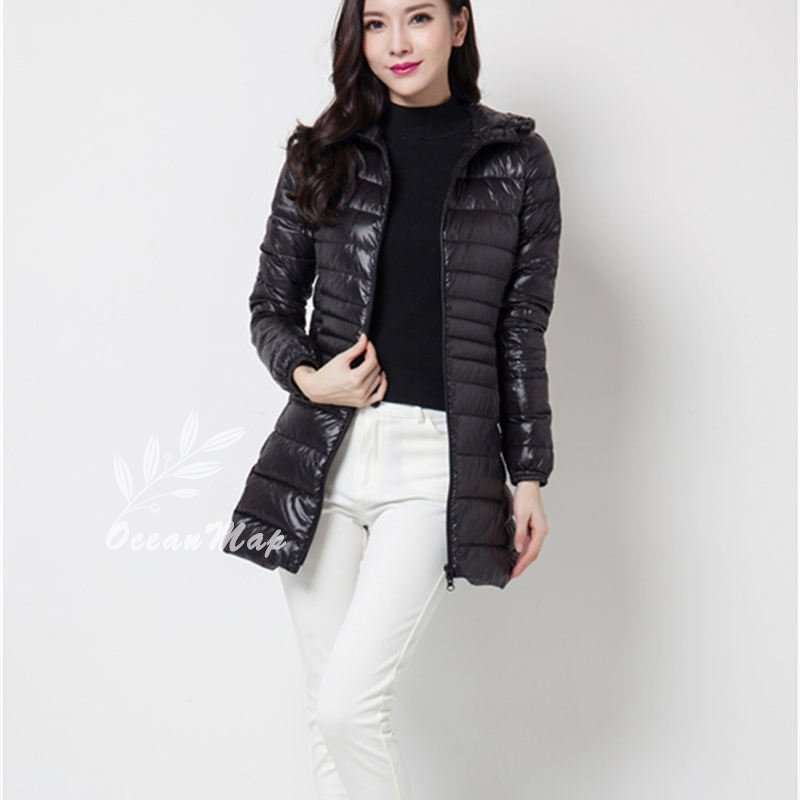 ダウンコート レディース 軽量 ショート丈フード付きダウンコート レディースダウン 春秋冬 ウルトラダウンパーカー 大きいサイズ ウルトラダウンパーカー ロング丈 フード付き 美シルエット 無地 シン