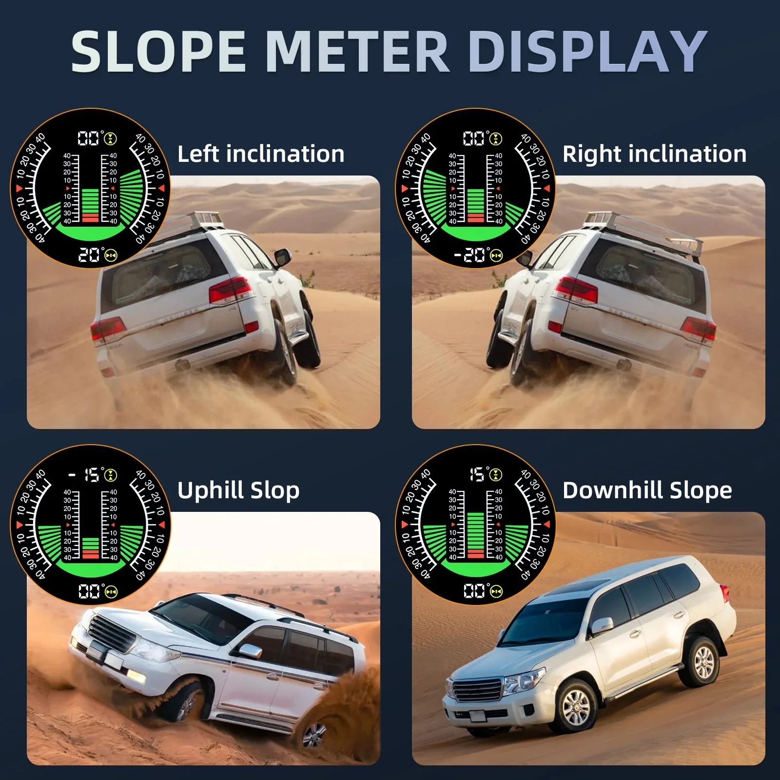 GPS付きデジタル傾斜計,スピードメーター,コンパス,オフロードアクセサリー,4x4,コンピューター,m60,m50