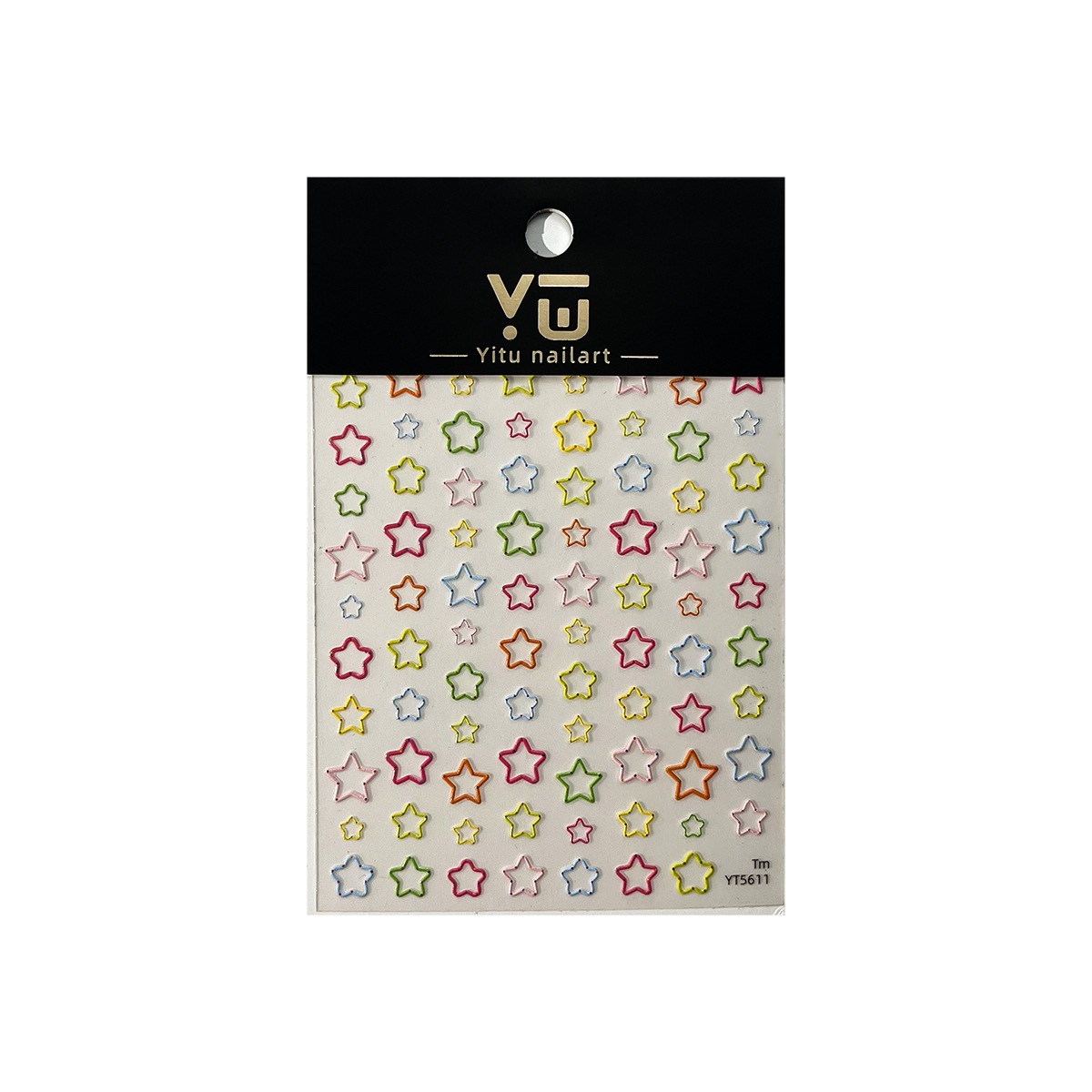 【1点ご購入 で10点プレゼントいたします】透明素麺星の斑点ネイルシール甘くてかわいい飾りシール