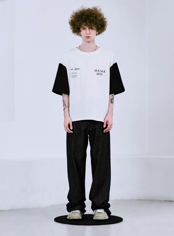 ★関税込★LA MER MA MAISON★S COLORING HALF-T★Tシャツ★ LA MER MA MAISON] S COLORING HALF-T Tシャツ・カットソー