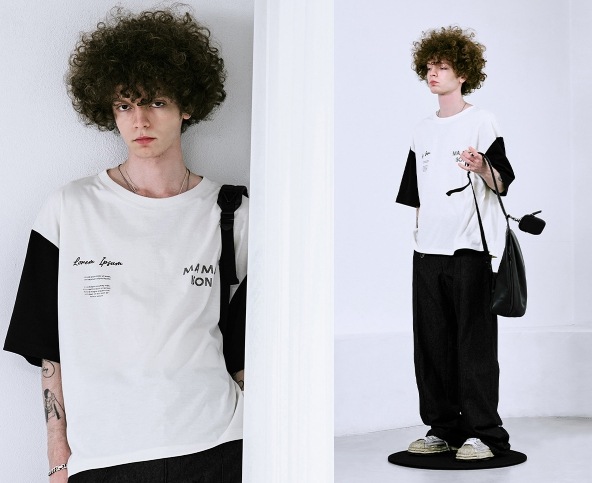 ★関税込★LA MER MA MAISON★S COLORING HALF-T★Tシャツ★ LA MER MA MAISON] S COLORING HALF-T Tシャツ・カットソー