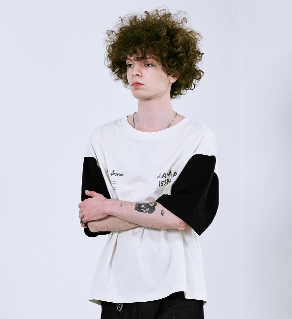 ★関税込★LA MER MA MAISON★S COLORING HALF-T★Tシャツ★ LA MER MA MAISON] S COLORING HALF-T Tシャツ・カットソー