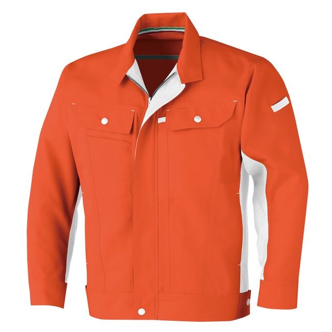 コーコス A-5071 立体カット長袖ブルゾン JIS 帯電防止 消臭 接触冷感 作業着 作業服 運輸 建築 販売 現場 オフィス ユニフォーム メンズ レディース 長袖 男性 女性 おしゃれ カ