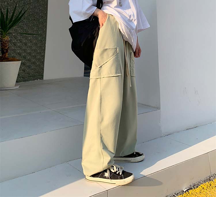 カーゴパンツ レディース レディースストリート風 ウエストゴム ダンス衣装