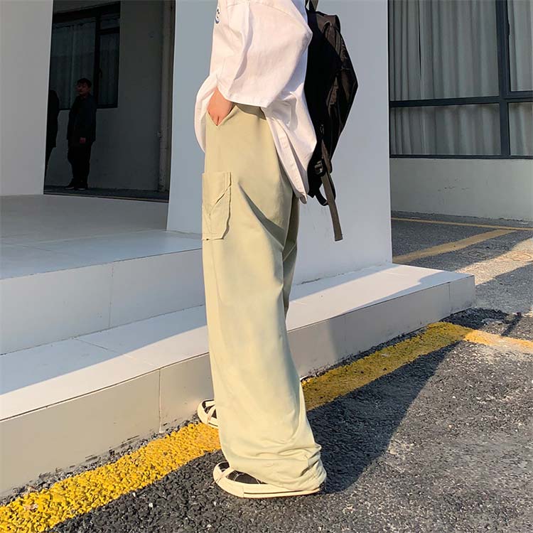 カーゴパンツ レディース レディースストリート風 ウエストゴム ダンス衣装