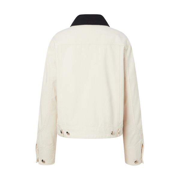 (ヘッジスレディース) 24SS アイボリーカラーカラーカラーデニムジャケット HSJA4B203IV (ヘッジスレディース) 24SS アイボリーカラーカラーカラーデニムジャケット HSJA4B203IV