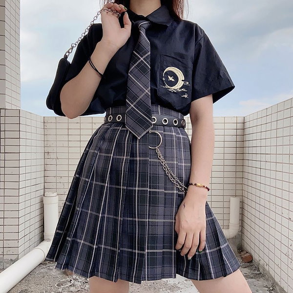 Qoo10] 制服女子高生 女装 ロリータ服 大きいサ