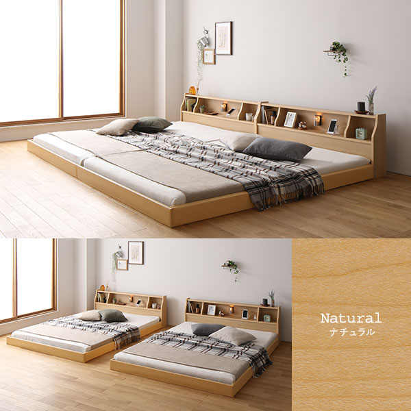 ベッド ロータイプ ... : 寝具・ベッド・マットレス 日本製 低床 連結 総合1位