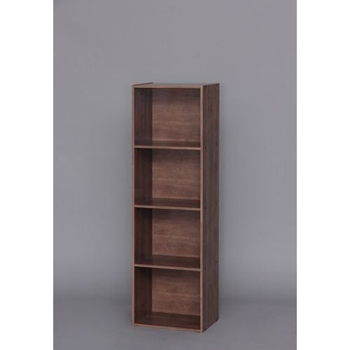 アイリスオーヤマ カラーボックス 4段 幅41.4×奥行29×高さ134.6cm ブラウン A4サイズ収納 CX-4F