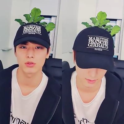 マリテフランソワジルボー ベースボールキャップ チャウヌ着用