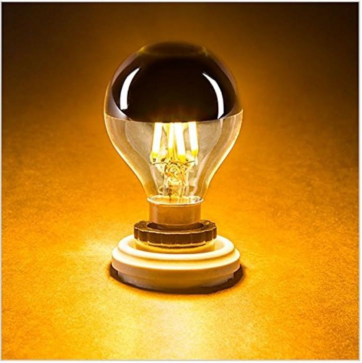 KY LEE LED 6W フィラメントLED電球 G45 E26口金 2700K電球色(LIB-0151 6個入り)