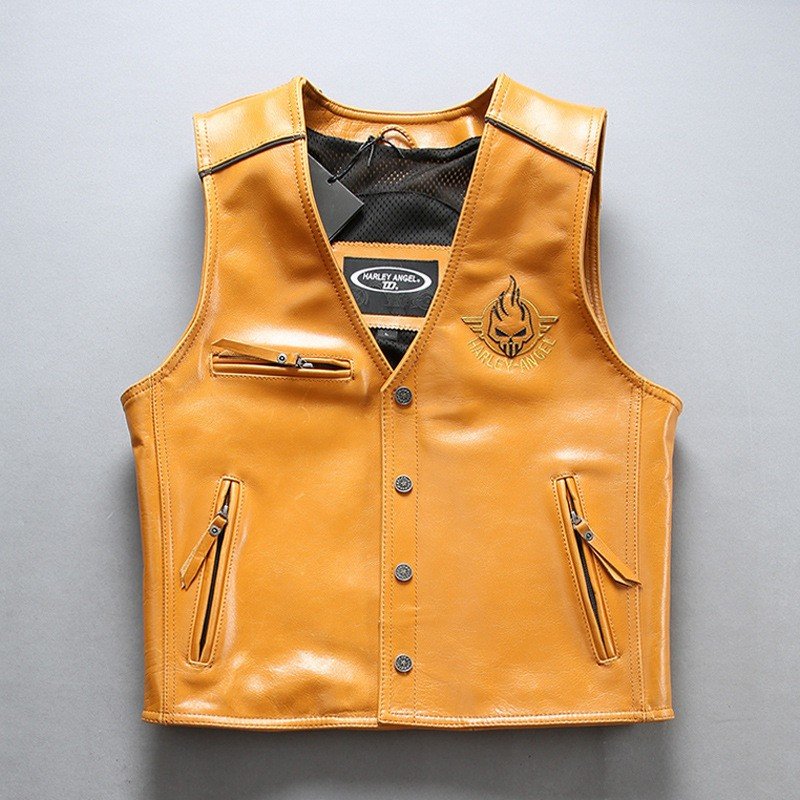 本革レザーベスト 本革ベスト 革ベスト メンズ 革ジャン バイクウェア バイクジャケット 牛革 オシ 本革レザーベスト 本革ベスト 革ベスト メンズ 革ジャン バイクウェア バイクジャケット 牛革 オシ
