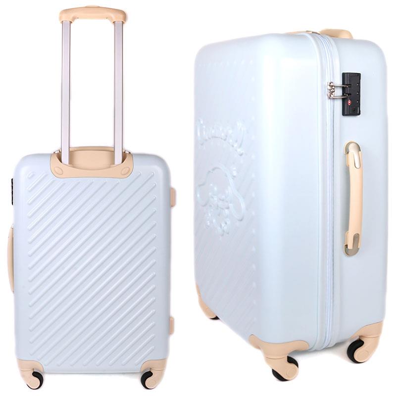 シナモロール キャリーケース キャリーバッグ 59L 360度回転 スーツケース サンリオ sanrio