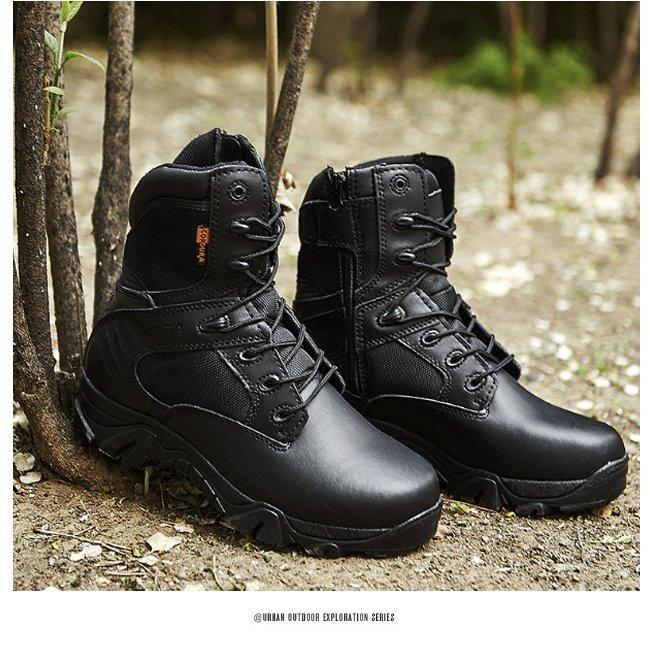 トレッキングシューズ 防水 ハイキング 登山靴 遠足 サバーゲーム対応 アウトドアシューズ スーパーセール 滑り止め チャック付き