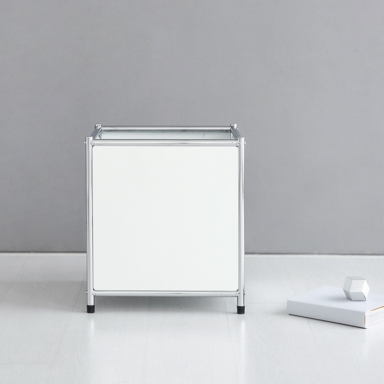 SIMPLIE 収納ボックス 3色(ホワイト/ソリッドベージュ/マットブラック) モジュールタイプ BC260 サイドテーブル