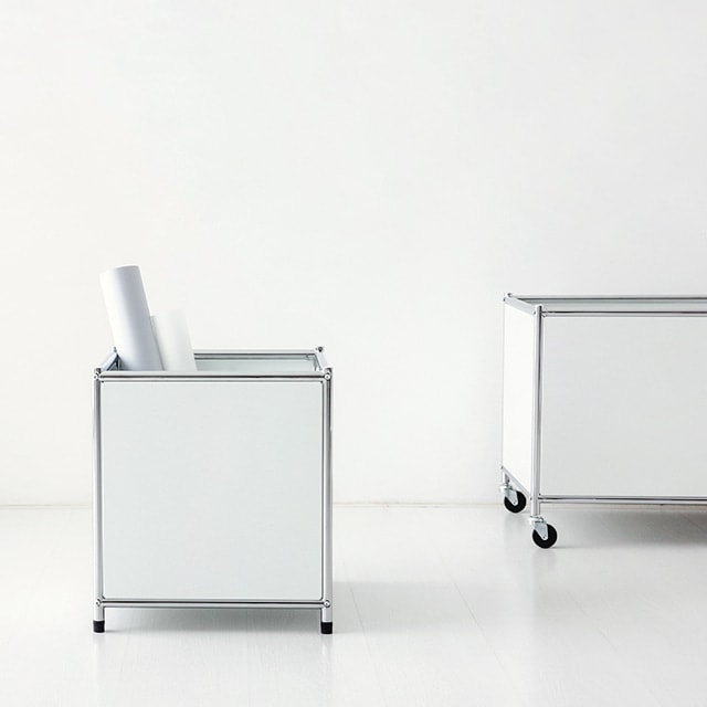 SIMPLIE 収納ボックス 3色(ホワイト/ソリッドベージュ/マットブラック) モジュールタイプ BC260 サイドテーブル