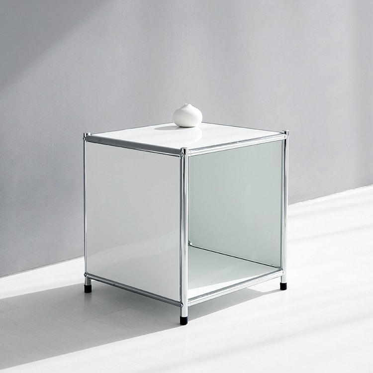 SIMPLIE 収納ボックス 3色(ホワイト/ソリッドベージュ/マットブラック) モジュールタイプ BC260 サイドテーブル