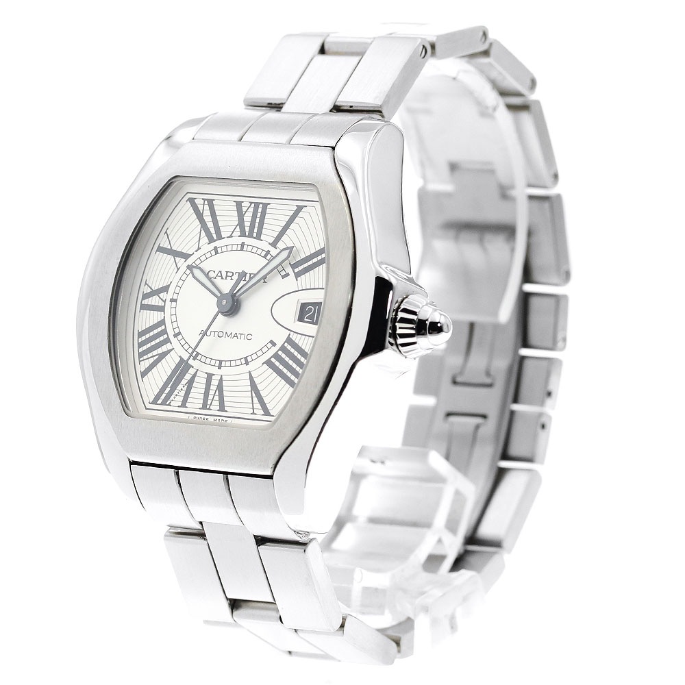 カルティエ CARTIER W6206017 ロードスター LM デイト 自動巻き メンズ _894300【中古】 カルティエ CARTIER W6206017 ロードスター LM デイト 自動巻き メンズ _894300【中古】