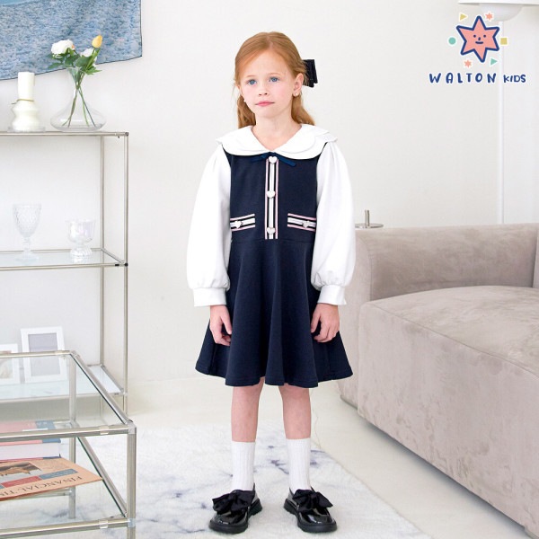 端正なプレッピーワンピース 端正なプレッピーワンピース